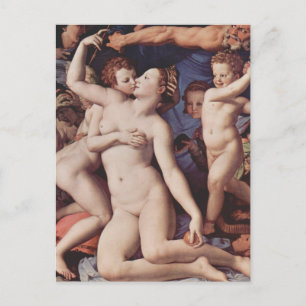 Bronzino - Allegory of Love Postcard