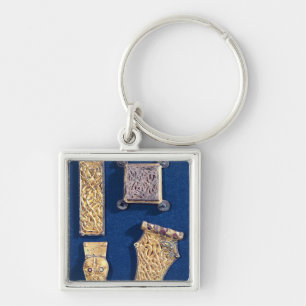 Brooch and buckles keychain