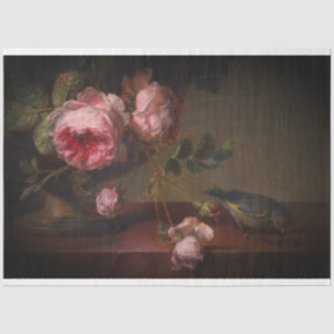 Broody Floral Decoupage Sheet