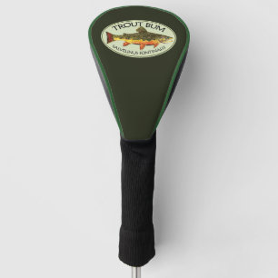 Brook Trout Bum Humourous Fly Fishing Golf Head Cover