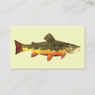 Brook Trout Fish Business Card
