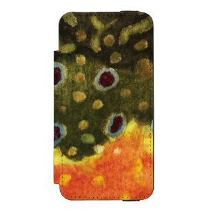 Brook Trout Fish Incipio Watson™ iPhone 5 Wallet Case