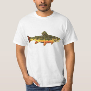 Brook Trout Fish Painting T-Shirt
