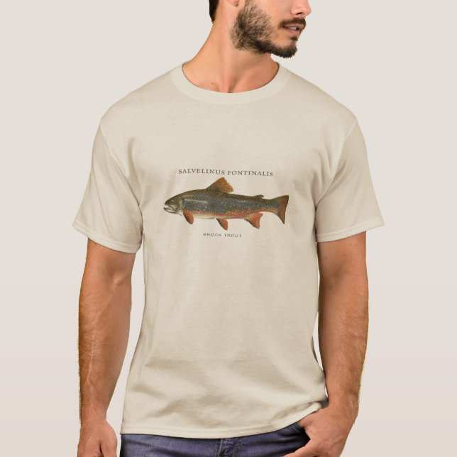 Brook Trout Fishing T-Shirt (Front)