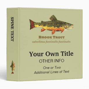 Brook Trout, Latin Binder