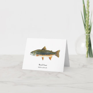 Brook Trout Notecard
