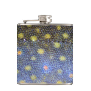 Brook Trout Scales Photography Hip Flask