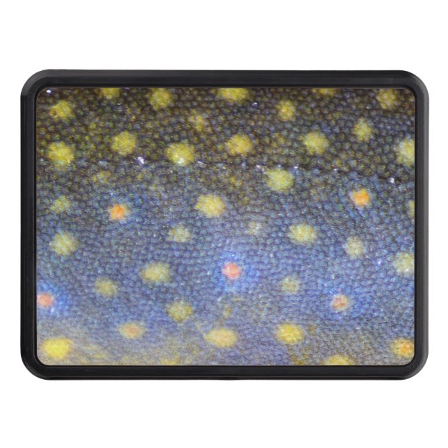 Brook Trout Scales Photography Trailer Hitch Cover (Front)