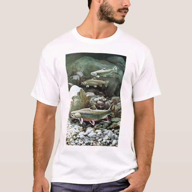 brook trout tee shirt (Front)
