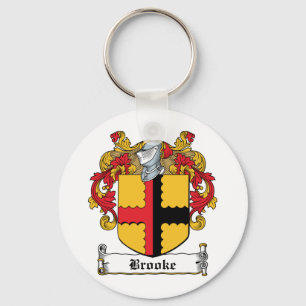 Brooke Family Crest Keychain