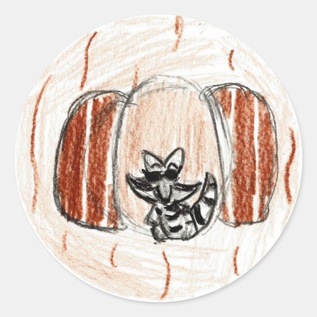 Brooke: Round Sticker (Front)