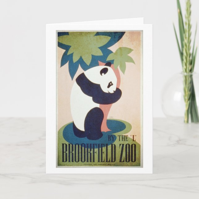 Brookfield Zoo-Panda Card (Front)