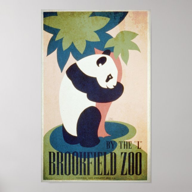 Brookfield Zoo-Panda Poster (Front)