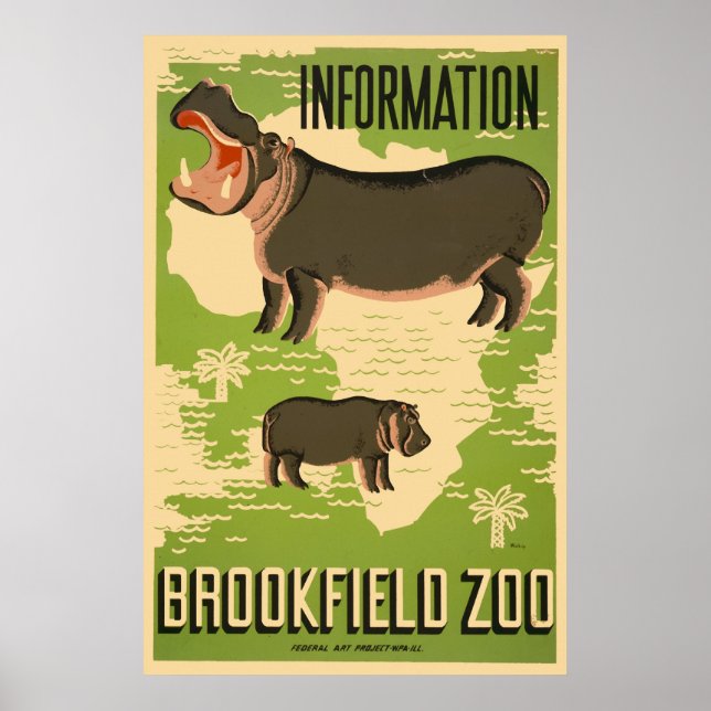 Brookfield Zoo Poster (Front)