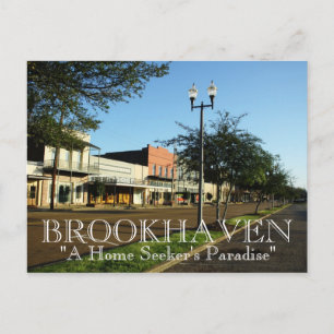Brookhaven, Mississippi - A Home Seeker's Paradise Postcard