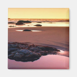 Brookings Harbour Sunset Fine Photo Magnet