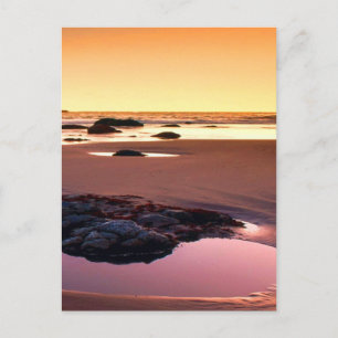 Brookings Harbour Sunset Fine Photo Postcard