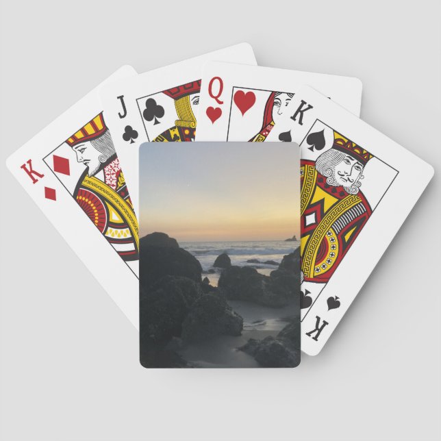 Brookings, Oregon Coastline Playing Cards (Back)