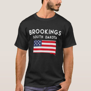 Brookings South Dakota USA State America Travel So T-Shirt