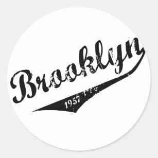 Brooklyn 1957 classic round sticker