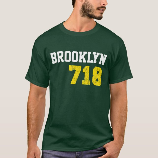 Brooklyn 718 T-Shirt (Front)