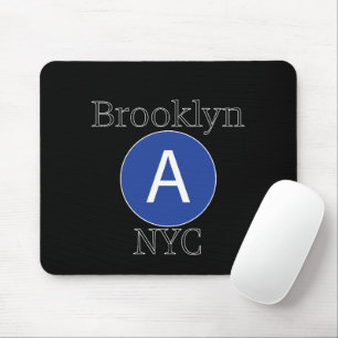 Brooklyn A Train Mouse Pad