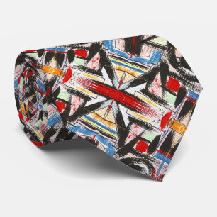 Brooklyn-Abstract Geometric Tie
