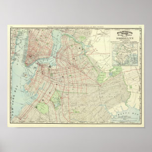 Brooklyn and Vicinity Poster