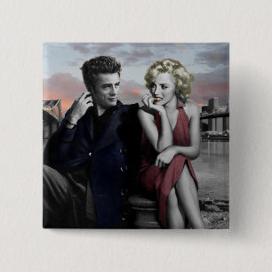 Brooklyn B&W 2 2 Inch Square Button