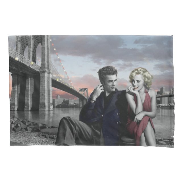 Brooklyn B&W 2 Pillowcase (Front-Left)