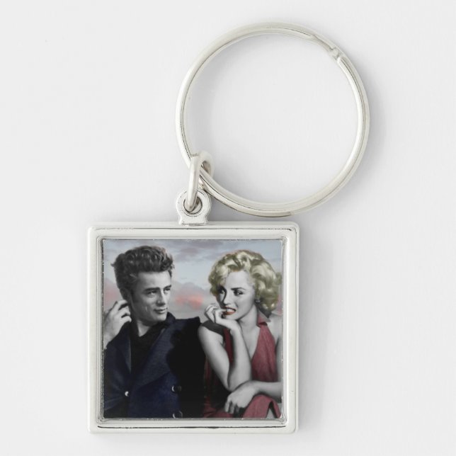 Brooklyn B&W Keychain (Front)