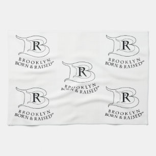 BROOKLYN BORN AND RAISED LOGO DISH TOWEL