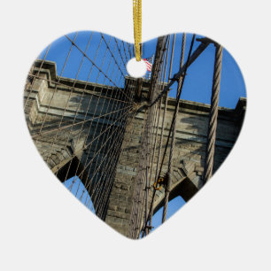 Brooklyn Bridge 02 Ceramic Ornament