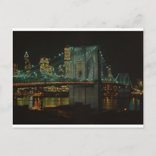 Brooklyn Bridge 1982 Postcard