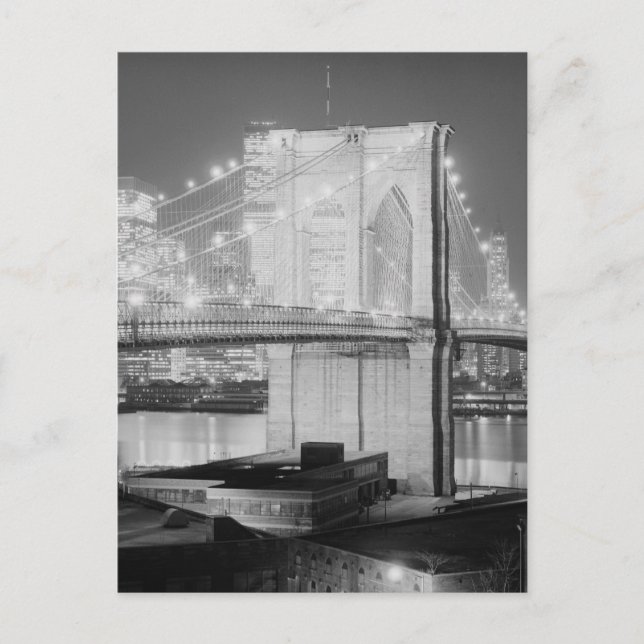 Brooklyn Bridge, 1982 Postcard (Front)