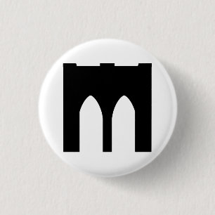Brooklyn Bridge 1 Inch Round Button