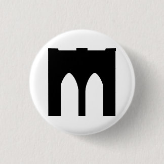Brooklyn Bridge 1 Inch Round Button