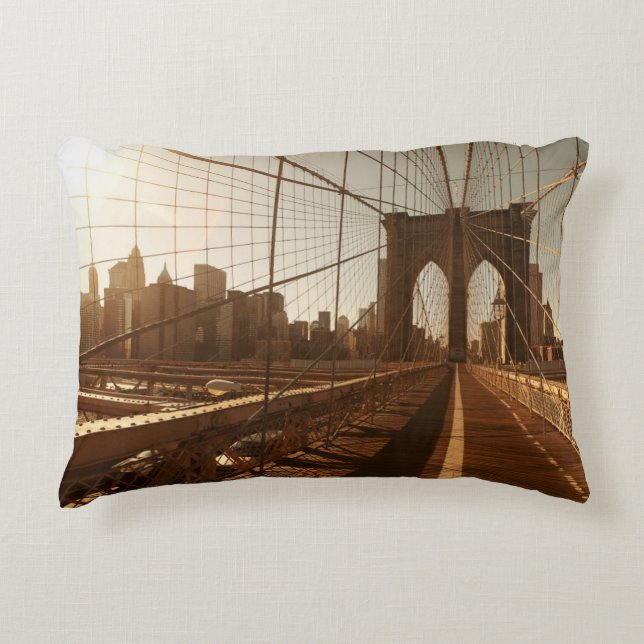 Brooklyn Bridge. Accent Pillow (Front)