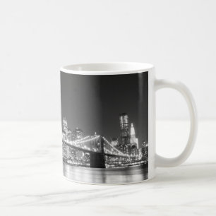 Brooklyn Bridge and Manhattan Skyline Coffee Mug