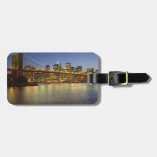 Brooklyn Bridge and New York City buildings Luggage Tag