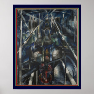 "Brooklyn Bridge" Art Déco par Stella 16x20
