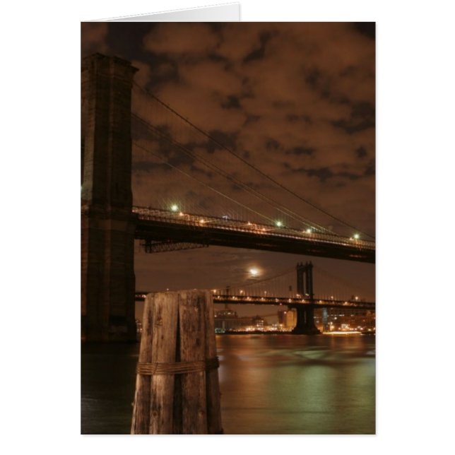 Brooklyn Bridge at Night (Front)