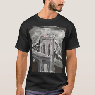 Brooklyn Bridge, Black-white T-Shirt