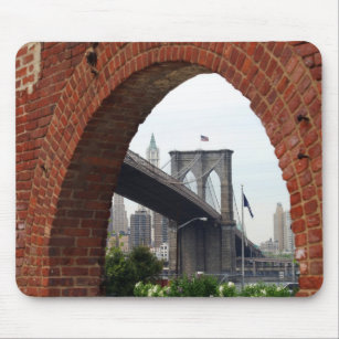 Brooklyn Bridge Brick Arch Mousepad