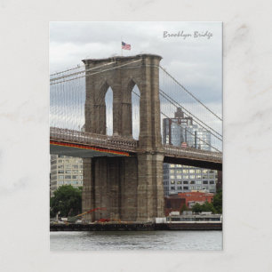 Brooklyn Bridge, Brooklyn, NY Postcard