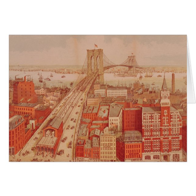 Brooklyn Bridge, c.1883 (Front Horizontal)