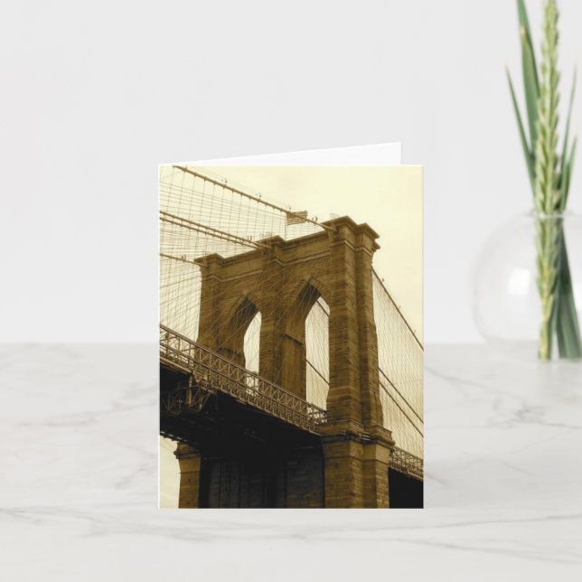 Brooklyn Bridge Card (Front)