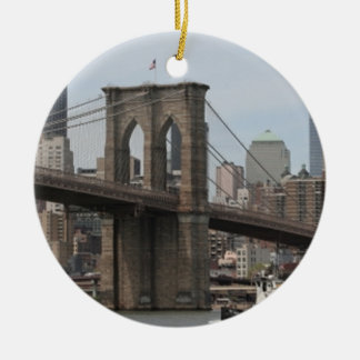 Brooklyn Bridge Ceramic Ornament