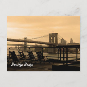 Brooklyn Bridge (customize it!) Postcard