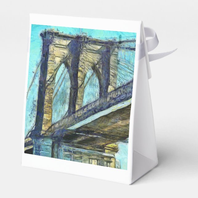 Brooklyn Bridge Favor Box (Back Side)